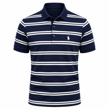 Herren Poloshirt – Gestreift